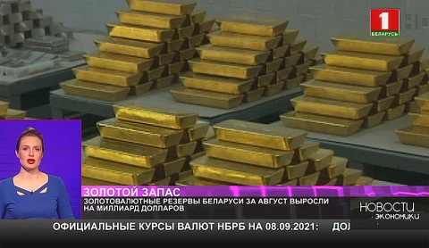 Золотовалютные резервы Беларуси за август выросли на миллиард долларов Золотовалютные резервы Беларуси за август выросли на миллиард долларов