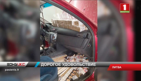655 пачек сигарет обнаружили литовские пограничники в машине белоруса 655 пачек сигарет обнаружили литовские пограничники в машине белоруса