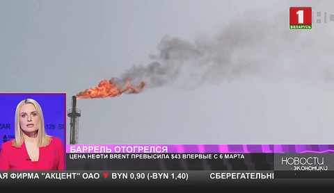 Цена нефти Brent превысила $43 впервые с 6 марта Цена нефти Brent превысила $43 впервые с 6 марта