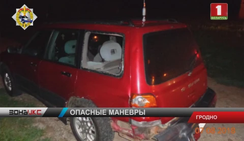 В Гродно легковушка и мотоцикл столкнулись после начала маневров В Гродно легковушка и мотоцикл столкнулись после начала маневров