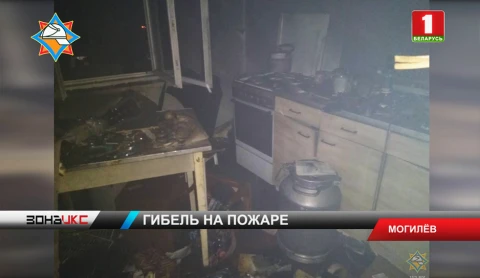 Хозяин квартиры пострадал на пожаре в Могилеве Хозяин квартиры пострадал на пожаре в Могилеве