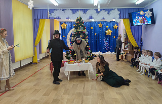 Калядкі прайшлі ў Дашкольным цэнтры развіцця дзіцяці №1