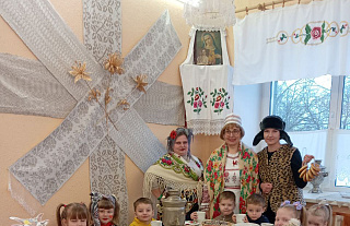 Калядоўшчыкі хадзілі ў Мальскім дзіцячым садзе