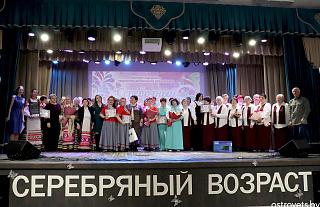 Ветэранскія калектывы Астравеччыны вызначалі, хто лепшы, у конкурсе народнай творчасці
