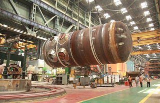 На энергоблоке №1 Белорусской АЭС установлен корпус реактора