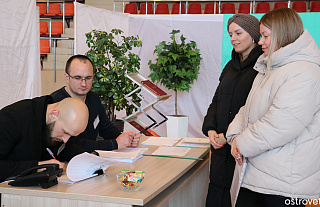 Як праходзіць датэрміновае галасаванне на ўчастку №3
