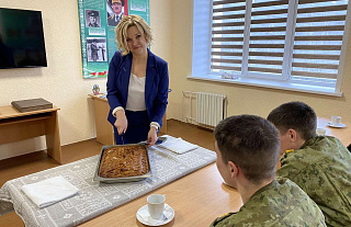 Акция "Мамин пирог" прошла в пограничной комендатуре "Гудогай"