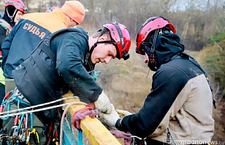 В Гродно проходят открытые соревнования Республики Беларусь по многоборью спасателей