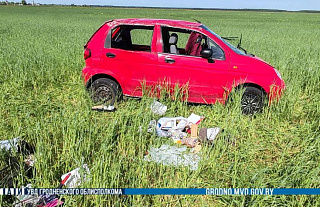 В Сморгонском районе произошло ДТП. Пострадали два человека