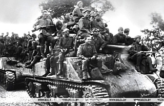 Операция "Багратион": архивные кадры освобождения Беларуси летом 1944-го. Борисов