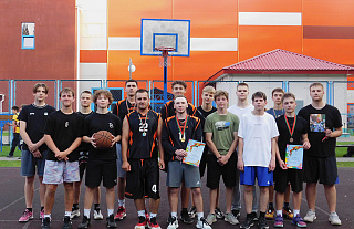 Команда «Гервяты» выиграла районный турнир по баскетболу 3x3