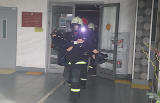 Учебная эвакуация в многофункциональном культурном комплексе прошла успешно