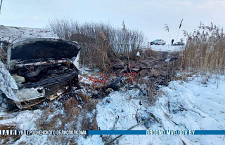 В Берестовицком районе бус вылетел в кювет