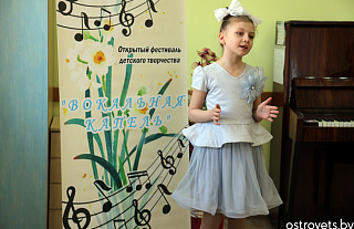 «Вокальная капель» звучала в Островецкой школе искусств