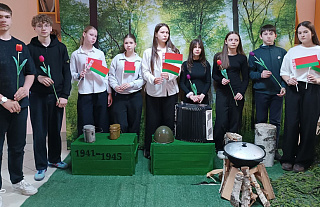 Як у сельскіх бібліятэках Астравеччыны адзначалі Дзень Перамогі