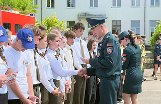 Фотофакт. Островчане побывали на открытии областного полевого лагеря
