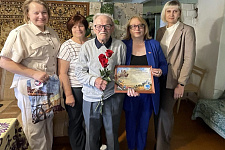 95-гадовы юбілей адзначыў жыхар Дравянік Антон Станкевіч