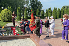“Марафон памяці” прыпыніўся ля брацкіх магіл у Гудагаі і Дайноўцы