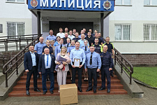 Двойное событие: как в Островецком РОВД Сергея Володько провожали на заслуженный отдых
