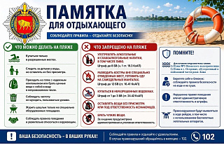 Соблюдайте правила - отдыхайте безопасно