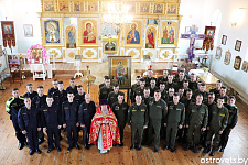 Георгию Победоносцу помолились в островецком храме
