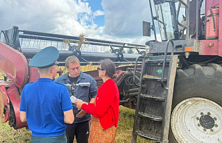 Около 170 мониторингов по охране труда с начала уборочной кампании провели в сельхозорганизациях