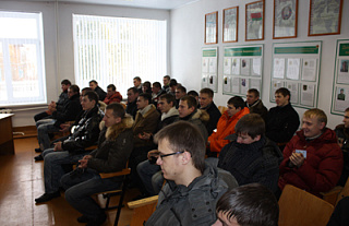 У ваенкамаце ідзе зімовы прызыў 