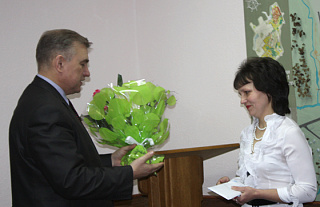 Алена Рабкоўская з Трокенік узнагароджана Ордэнам Маці