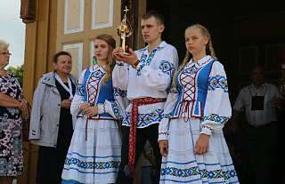Рэліквію Яна Паўла ІІ прывезлі ў Гудагайскі касцёл (абноўлена)