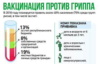 Вакцинация против гриппа (инфографика)