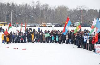  «Гродненская лыжня–2019». Спортивный праздник проходит на базе спортивно-биатлонного комплекса «Селец» в Новогрудском районе (+видео)
