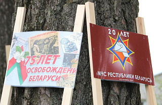 Аллеи в честь 75-летия освобождения Беларуси и 20-летия создания МЧС украсили Островец