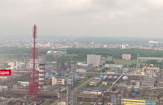 «Пламя мира» в Гродно: огонь подняли на высоту 133 метра (видео)
