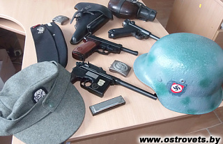 На границе задержали атрибутику военного времени