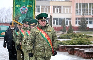 Эстафету «Победа 75»  встретил  Островец (фото, видео)