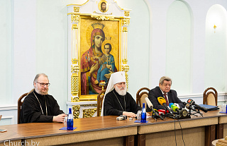В Минске состоялась пресс-конференция «Коронавирус как вызов: ответ белорусской православной церкви»
