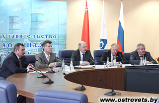 Пресс-конференция председателя Гродненского облисполкома В.В.Кравцова прошла в Островецком районе