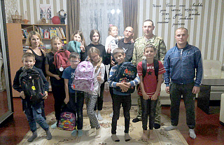 Военнослужащие войсковой части 7434 присоединились к акции «Соберём детей в школу»