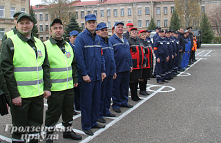 Островецкая команда дружинников района электрических сетей достойно выступила на областном конкурсе