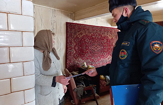 Смотровые комиссии проверили печки и проводку в домах пожилых людей