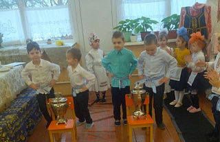 Віталі Масленіцу выхаванцы Мальскага дзіцячага сада