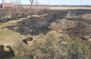 Ещё 2 случая загорания сухой растительности произошли в Островецком районе