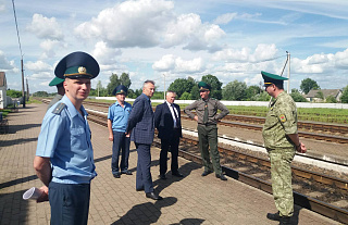 Проинспектировали ход работ по реконструкции автомобильного пункта пропуска «Бенякони»