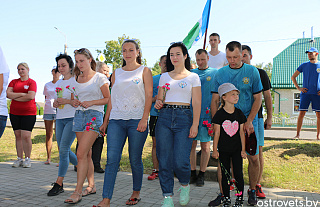 Участники областного турслёта провели патриотическую акцию «Молодёжь помнит»