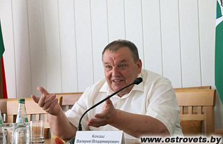 В Островце прошла встреча с депутатом Палаты представителей Национального собрания Республики Беларусь Валерием Кокашем