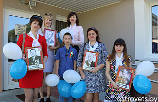 Памяць ветэранаў шануюць супрацоўнікі “Астравецкай праўды”