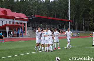 Не соседский приём: «зелёно-белые» обыграли ФК «Сморгонь»
