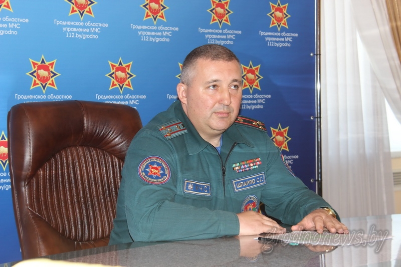 Сергей Шпарло: "Награда к профессиональному празднику – снижение трагических случаев на пожарах"