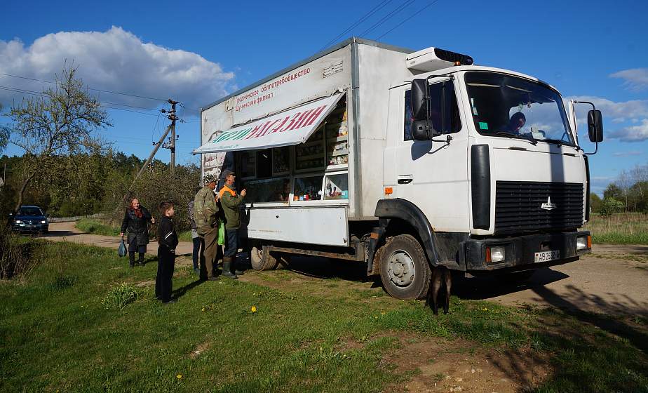 A store on wheels - under the house itself. How car shops serve more than 300 villages in the Shchuchinsky distric