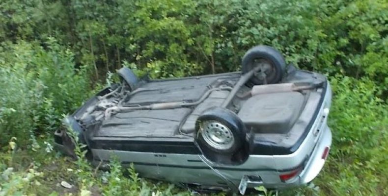 Пьяный отец вместе с семьей по дороге на рыбалку попал в ДТП